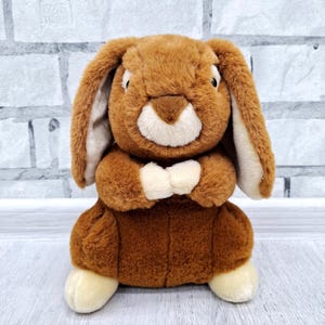Easter gift Easter Decor Stuffed Rabbit Plush toys 10&quot; bunny Plush toys Vintage collectible toy  Children&#39;s Toy kids Toy