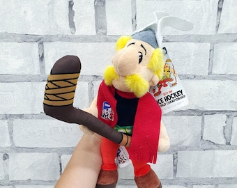 Peluche Asterix - Assurancetourix - Michael Mühleck 1994 - Neuve