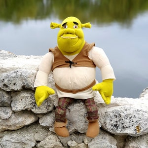 Shrek Plush Etsy New Zealand