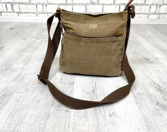 mens bag military messenger bag military bag Army Bag cotton bag Vintage Gift for him father gift khaki bag crossbody