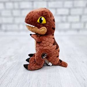 jurassic world T Rex  Tirannosaurus dinosaur Plush  toys Vintage 11&quot;  animals toys Childrens Toy  kids Toy Stuffed Animal Toy