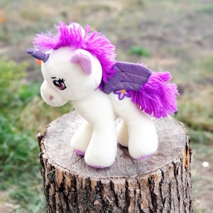 unicorn Plush toys Vintage 8"  My Little Pony collectible toy plush animals toys Children's Toy Stuffed Toy kids Toy Stuffed Animal Toy