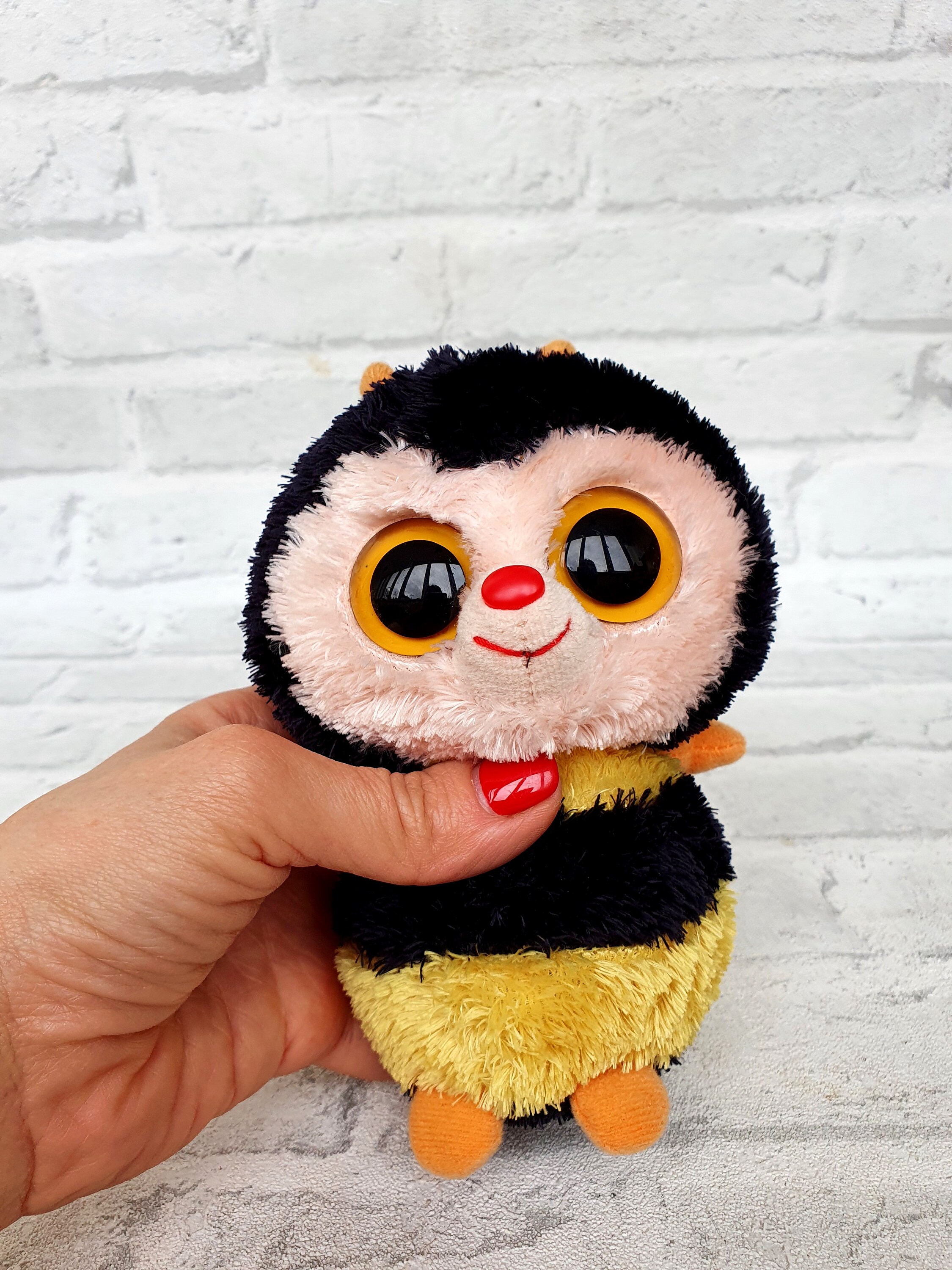 Stuffed Bee Stuffed Bee Plush Toys Vintage Honey Bee Toys 5.5