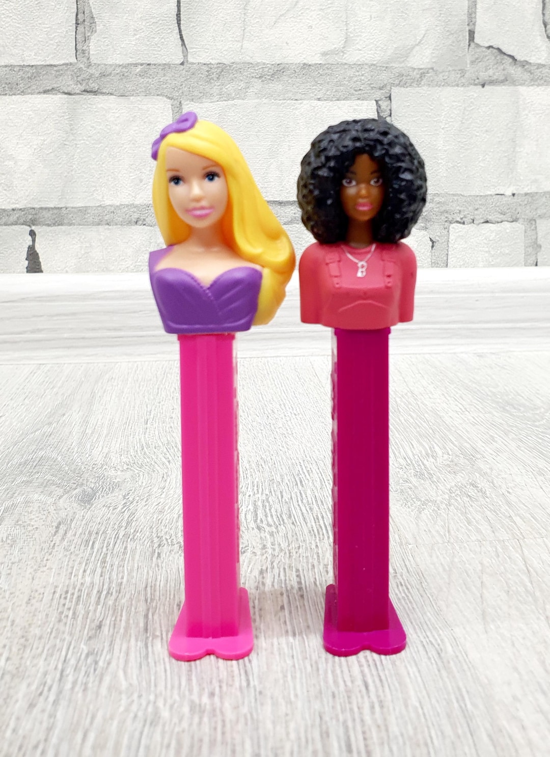 Vintage LOT OF Barbie Curly and Blonde Hair Pez Dispensers 5