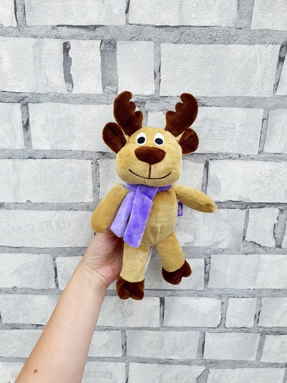 Vintage Milka Reindeer Deer Plush Toys 10.5