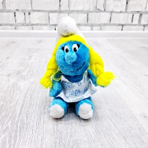 Stuffed Smurfette Plush toys 8&quot; smurfs anime toys Vintage collectible toy plush animals toys Children&#39;s Toy  kids Toy Stuffed Animal Toy