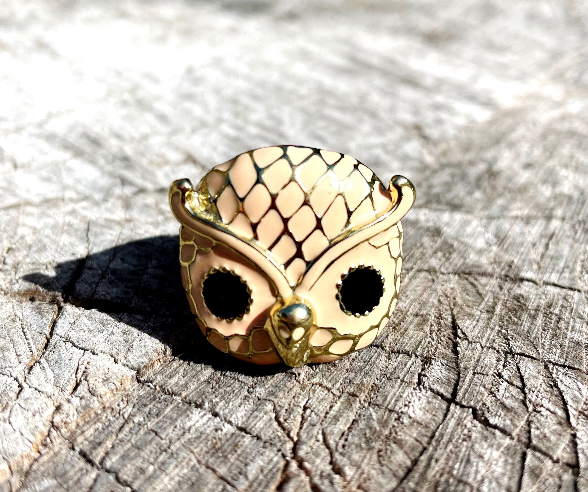 mothers day gift owl ring bird Ring gold Jewelry owl Jewelry Boho ring Signet Ring gold  ring Hippie