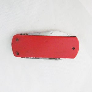 pocket knife vintage Camping Knife travel knife Folding knife Hunting Knife USSR metal Knife for traveling collectible knife Fishing Knife image 2