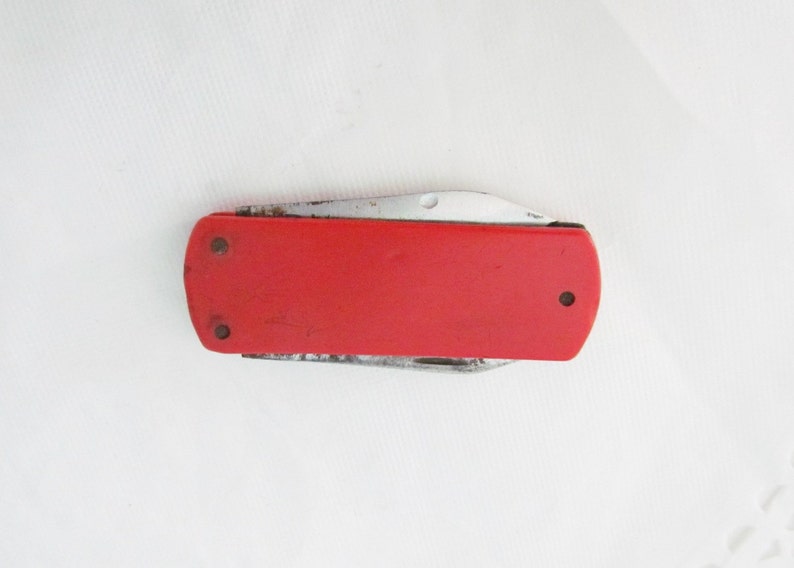 pocket knife vintage Camping Knife travel knife Folding knife Hunting Knife USSR metal Knife for traveling collectible knife Fishing Knife image 2