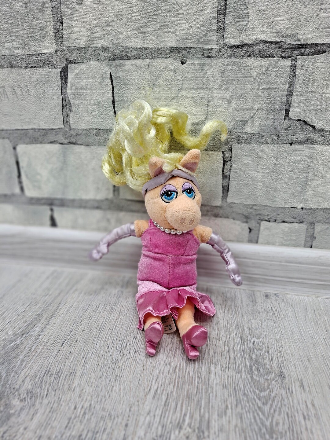 Vintage Stuffed Muppets Miss Piggy Plush Doll 9
