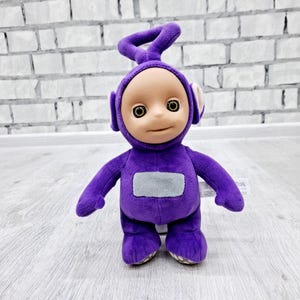 talking Purple Teletubby Plush toys Vintage tinky winky plush toys 10&quot; collectible toy  Story toys Childrens Toy Stuffed Toy kids Toy