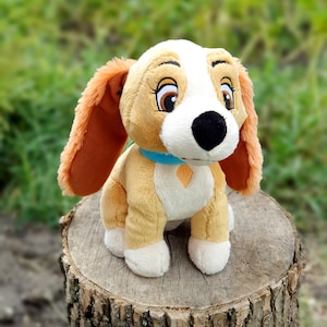 Stuffed dog Plush toys Vintage Disney Store Lady And Tramp dog toys 9" collectible toy Childrens Toy Stuffed Toy kids Toy Stuffed Animal Toy