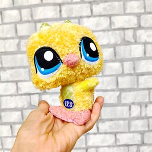 Stuffed  Hasbro Littlest Pet Shop  Duck Plush toys Vintage 6&quot; collectible toy Children&#39;s Toy Stuffed Toy kids Toy Animal Toy Baby toy