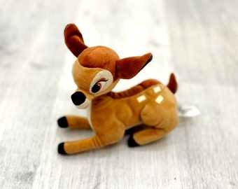 Stuffed bambi Plush toys 6.5" Stuffed Reindeer Plush toys Vintage deer Plush toys collectible toy  Stuffed Animal Toy