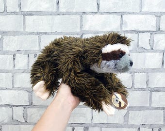Stuffed sloth Plush toys 12"  sloth toys Vintage collectible toy  animals toys Children's Toy  kids Toy Stuffed Animal Toy
