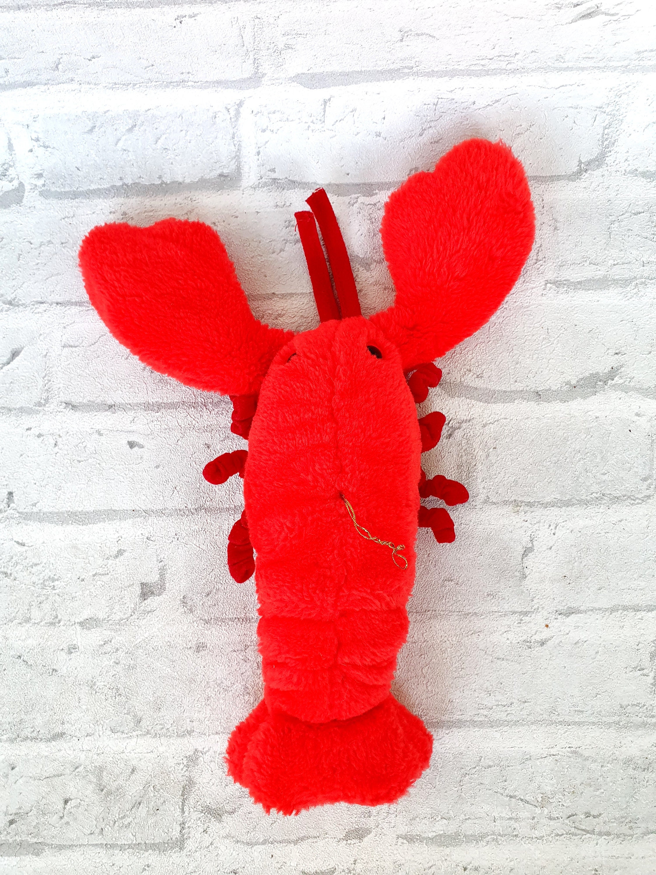Stuffed Lobster Plush Toys Vintage Lobster Toys 12 Etsy
