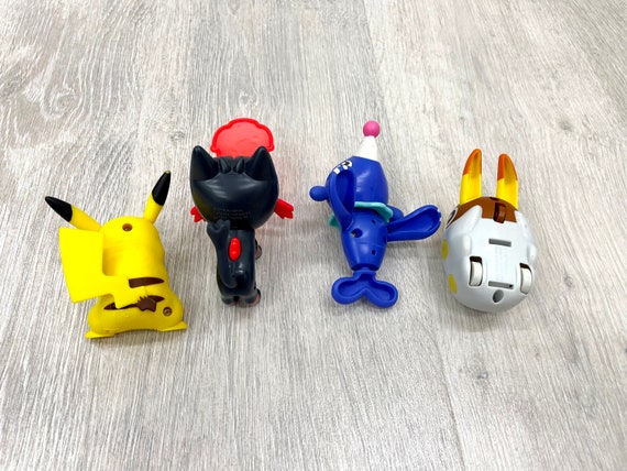 プラスチック製ポケモンフィギュア 3インチ ピカチュウ ポプリオ