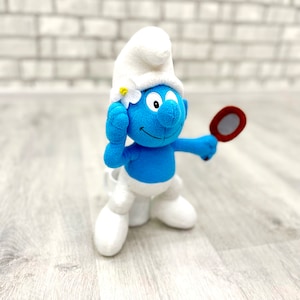 Stuffed Smurfette Plush toys 13&quot; smurfs anime toys Vintage collectible toy plush animals toys Children&#39;s Toy  kids Toy Stuffed Animal Toy