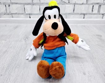 ディズニー、グーフィー、犬、笑う、15インチ、ぬいぐるみ、ソフト