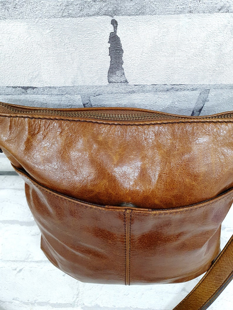 Mens Leather Bag Mens Bag Vintage crossbody Bag Mens Crossbody Bag Mens Shoulder Bag crossbody handbag saddle bag laptop bag leather satchel image 6