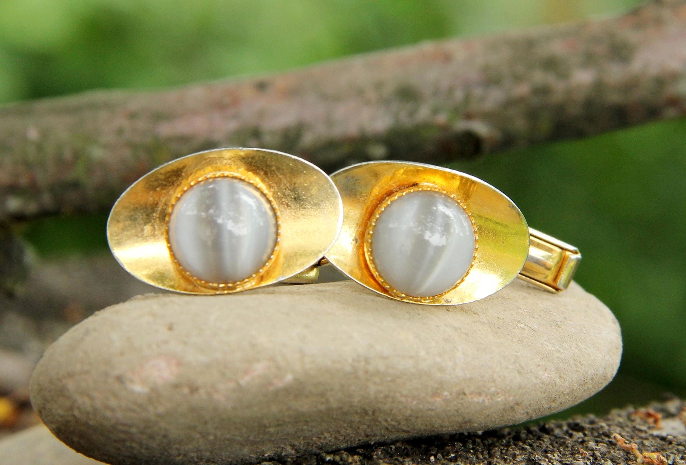 Mens gift cufflinks Vintage Mens Jewelry For men silver Etsy