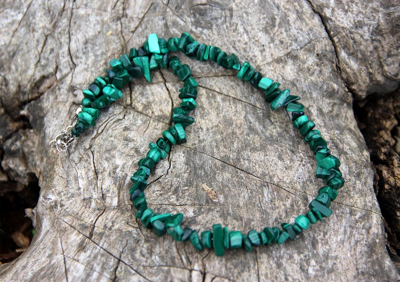 malachite Jewelry malachite Necklace Giftsforgrandma Jewelry beaded choker beaded Necklace gemstone Jewelry gemstone necklace Healing ston image 5