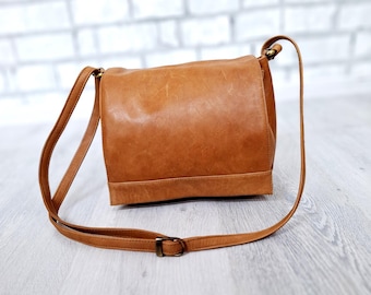 saddle bag boho leather Handbag  Leather shoulder bag women bag leather brown Leather bag  leather crossbody handbag crossbody bag