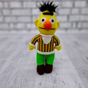 Stuffed  Sesame Street  Plush toys 11&quot;  BERT Plush stuffed doll  toys Vintage the muppets collectible toy plush Stuffed Toy kids Toy