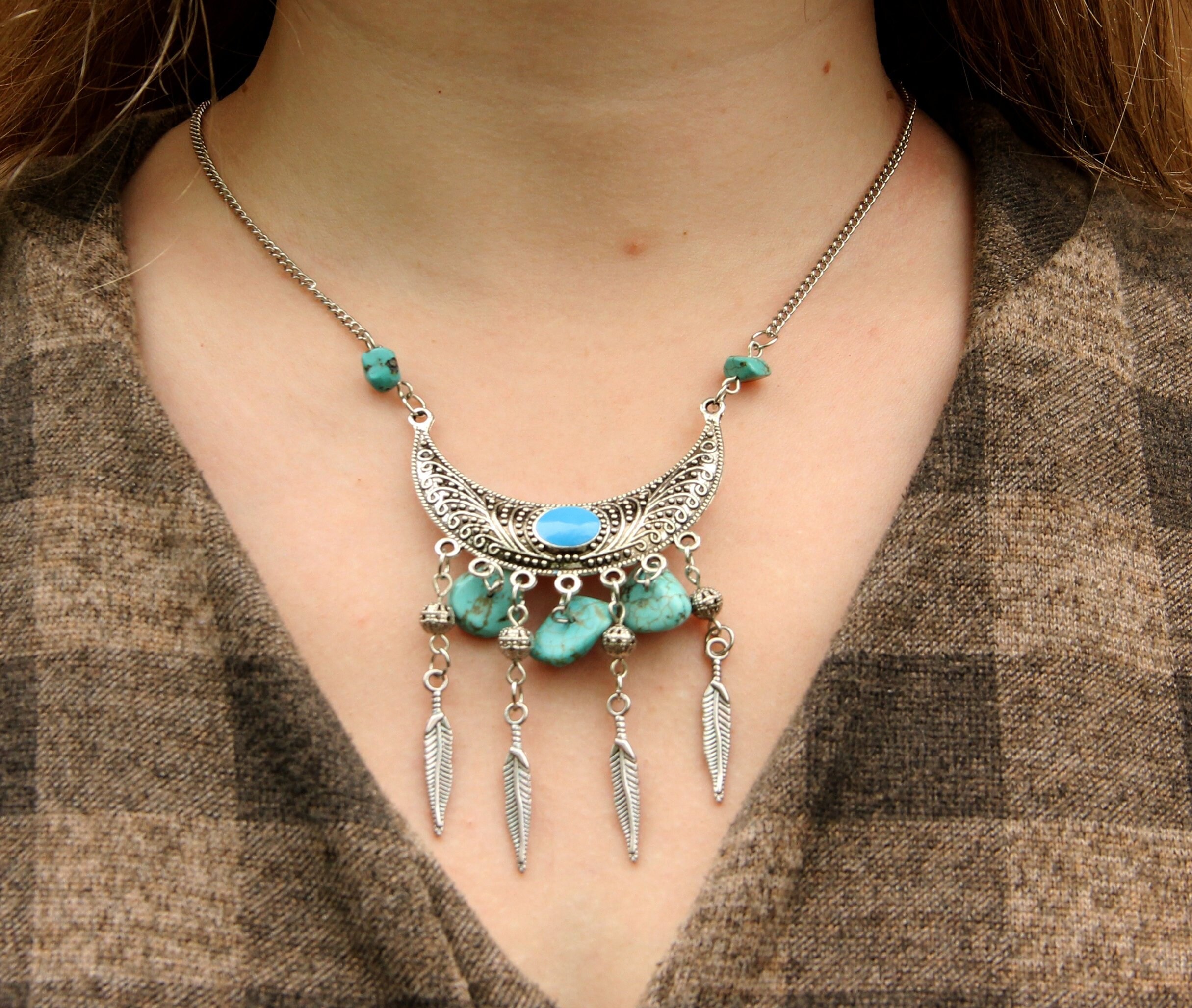 Etsy turquoise pendant Clearance