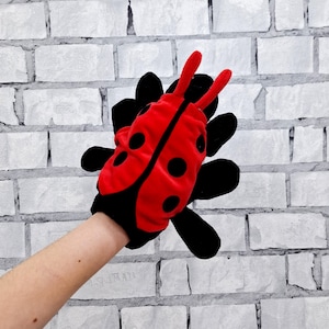 Gefüllter Marienkäfer Plüschtiere Vintage Marienkäfer Spielzeug 24 cm Sammlerstück Kinderspielzeug weicher Marienkäfer Handpuppe Kinderspielzeug Insektenspielzeug