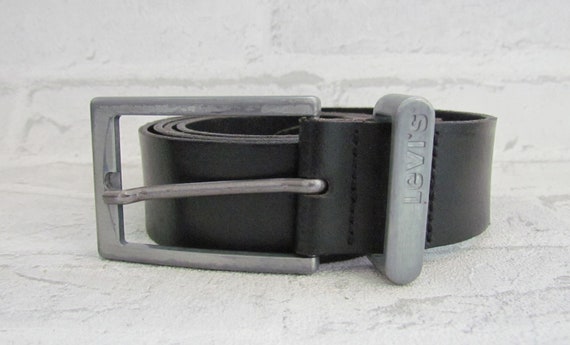 Leather Belt Vintage Mens Leather Belt Genuine Leather - Etsy