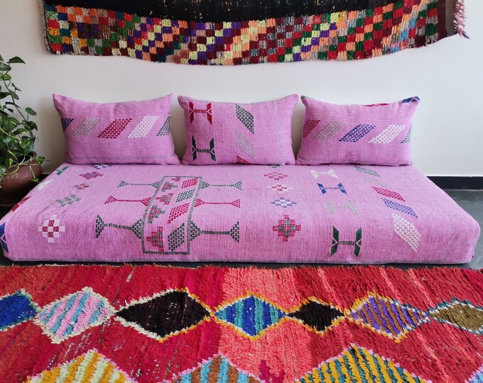 Moroccan Sofa 6 Ft 180x70x15 Cm Unstuffed Long Floor Etsy