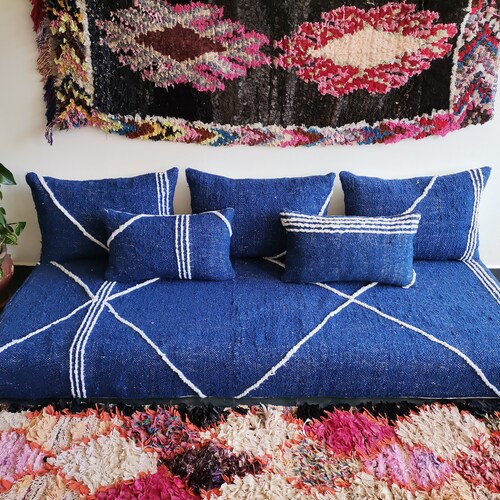 Moroccan Floor Couch 456 & 7 Ft 120/150/180/210 Cm Etsy