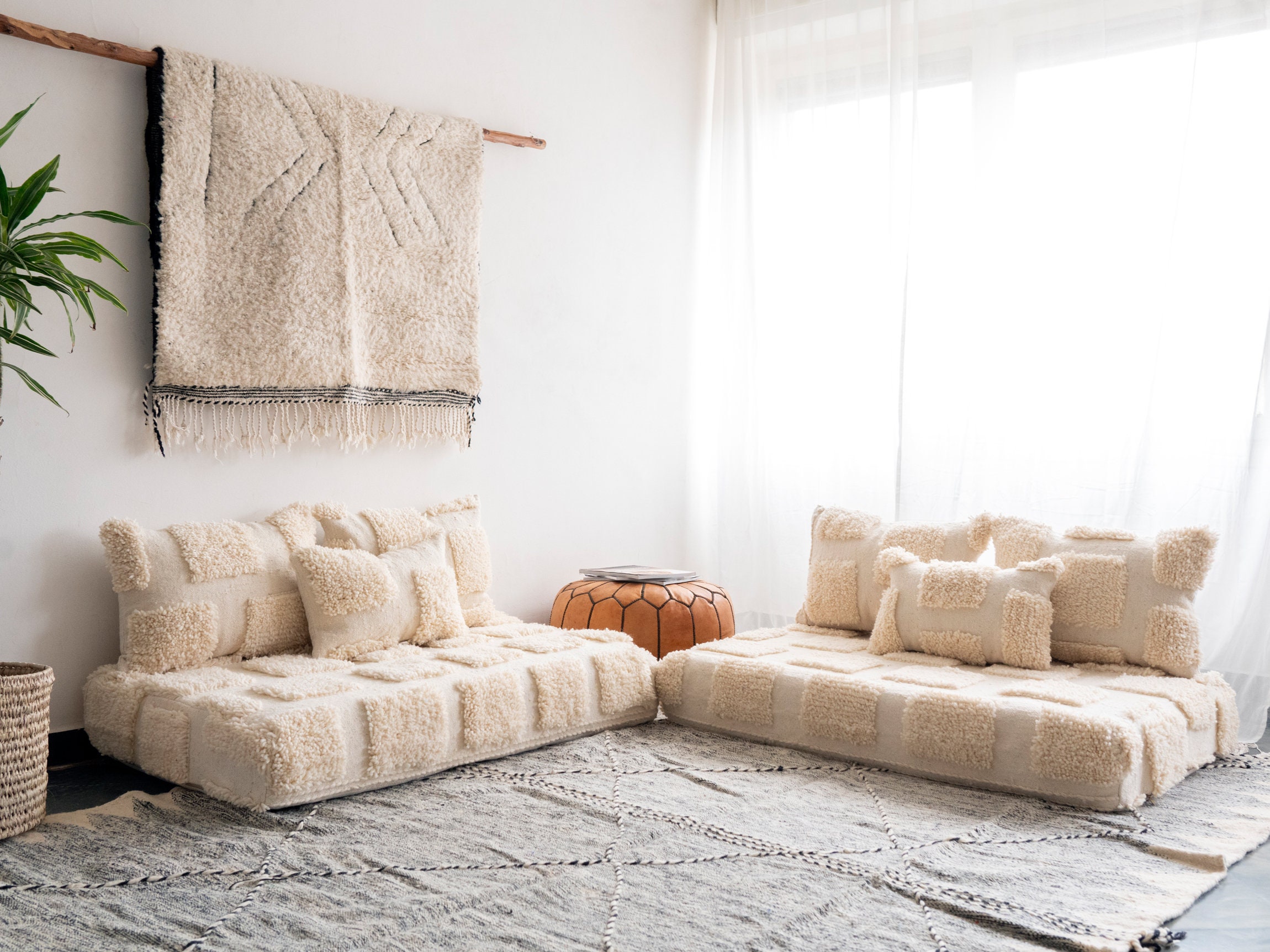FEATURED Moroccan Floor Couch Covers - 4,5,6 & 7 Ft (120/150 FEATURED Moroccan Floor Couch Covers - 4,5,6 & 7 Ft (120/150