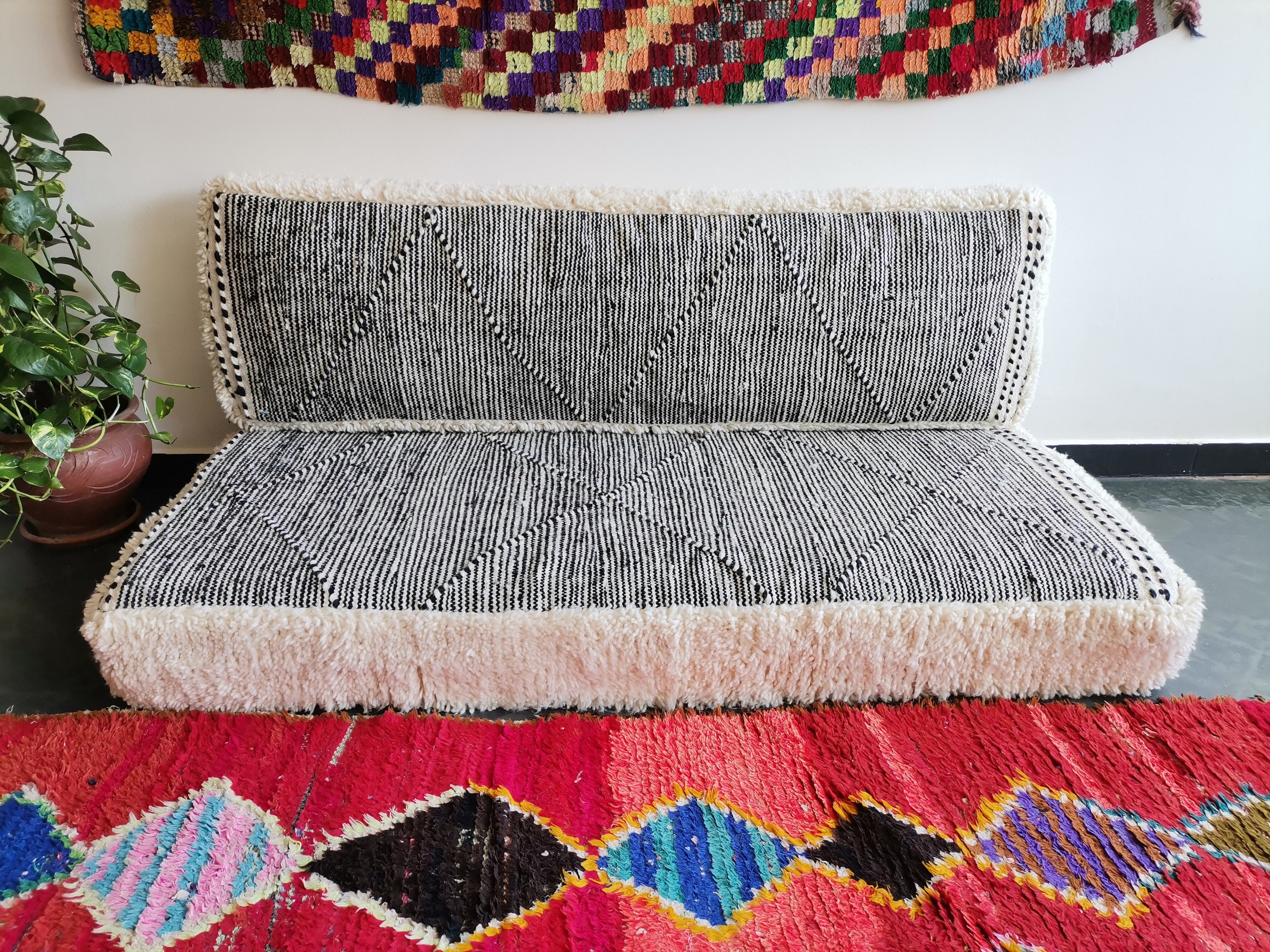 Large moroccan floor clearance pillows