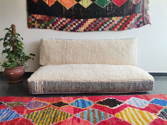 Moroccan Floor Couch 4 5 6 7 Ft 120 150 180 210 X70x15 Cm