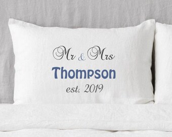 Mr and mrs shams | Etsy Mr right pillow | Etsy