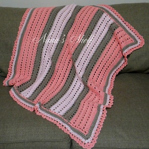 Roze Strepen Deken
