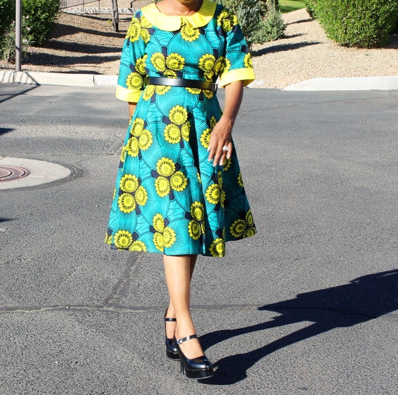 dashiki maternity dress