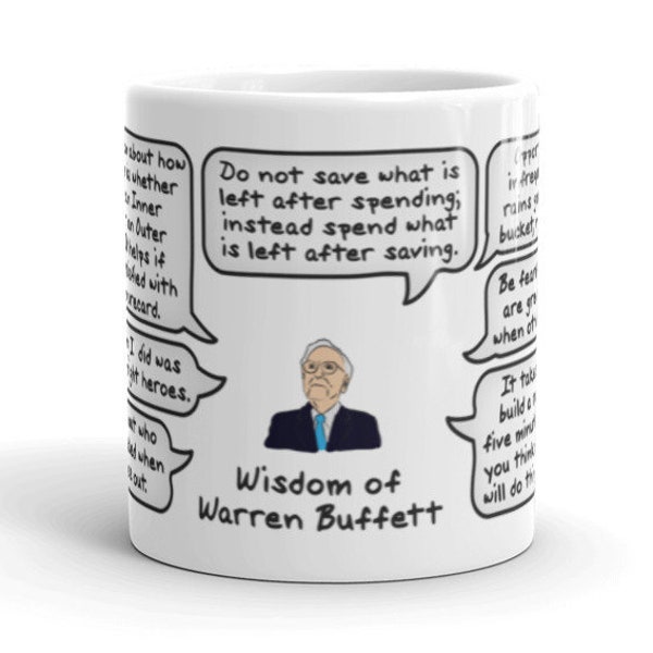 Wisdom of Warren Buffett Mug