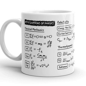 Key Equations of Physics Mug