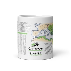 Ottoman Empire Mug - History, Map & Sultans