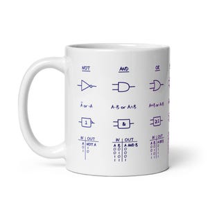 Logic Gates Mug | Coding Gift for Computer Nerd