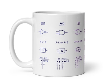 Logic Gates Mug | Coding Gift for Computer Nerd