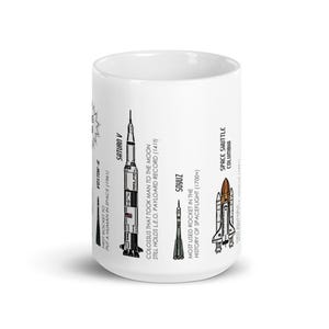 Caneca "Grandes Foguetes da História" | Do V-2 ao Falcon 9 imagem 7