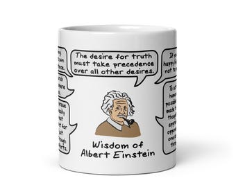 Albert Einsteins visdomsmugg | Vetenskapsman och humanist