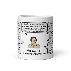 Wisdom of Richard Feynman Mug | Physicist & Science Communicator