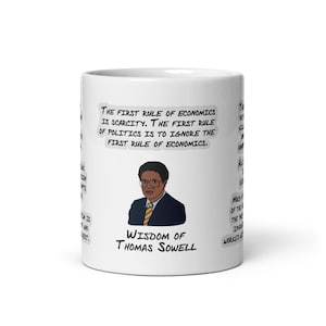 Wisdom of Thomas Sowell Mug | Economist, Historian & Social Theorist