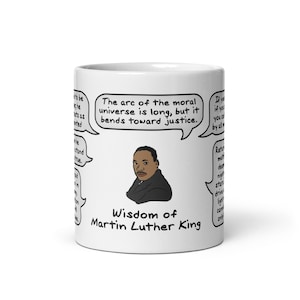 Wisdom of Martin Luther King Mug | Civil Rights Leader & Baptist Minister