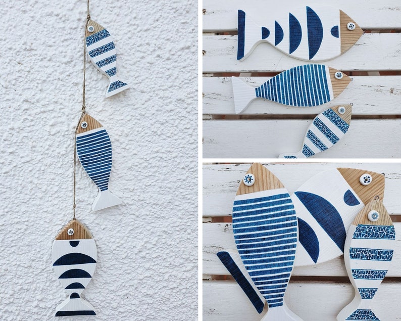 Rustic reclaimed wood fishWooden Fish Wall Art Wooden Fish Etsy